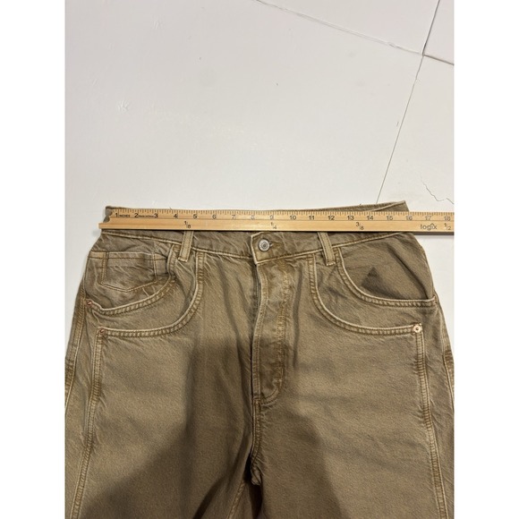 We the Free Final Countdown Low Rise Cuffed Boyfriend Jeans Baggy Wide Leg Sz 32 - Picture 12 of 16